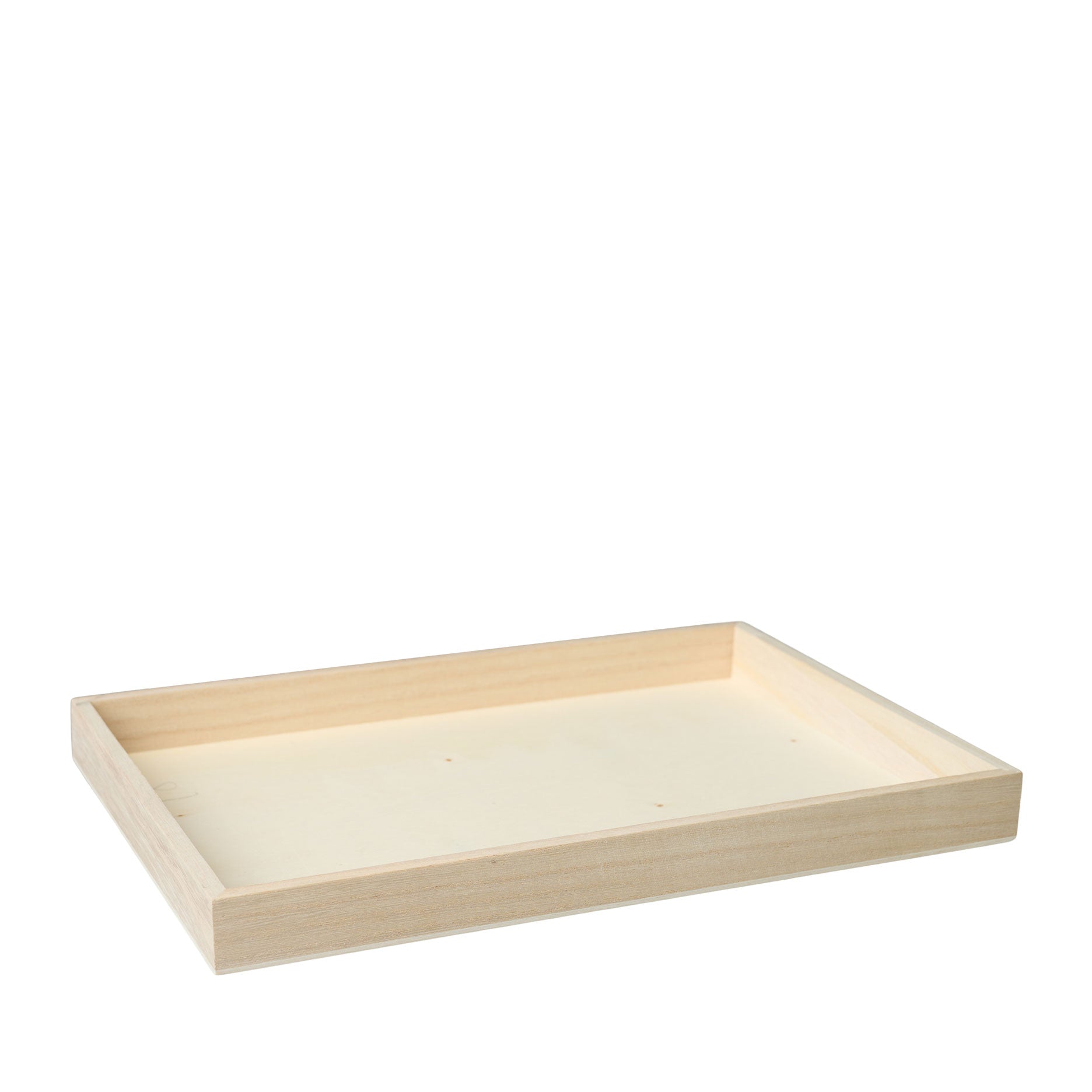 Dekorationsbakke i træ